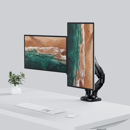 Dual Monitor Mount For 13" To 30" Screens