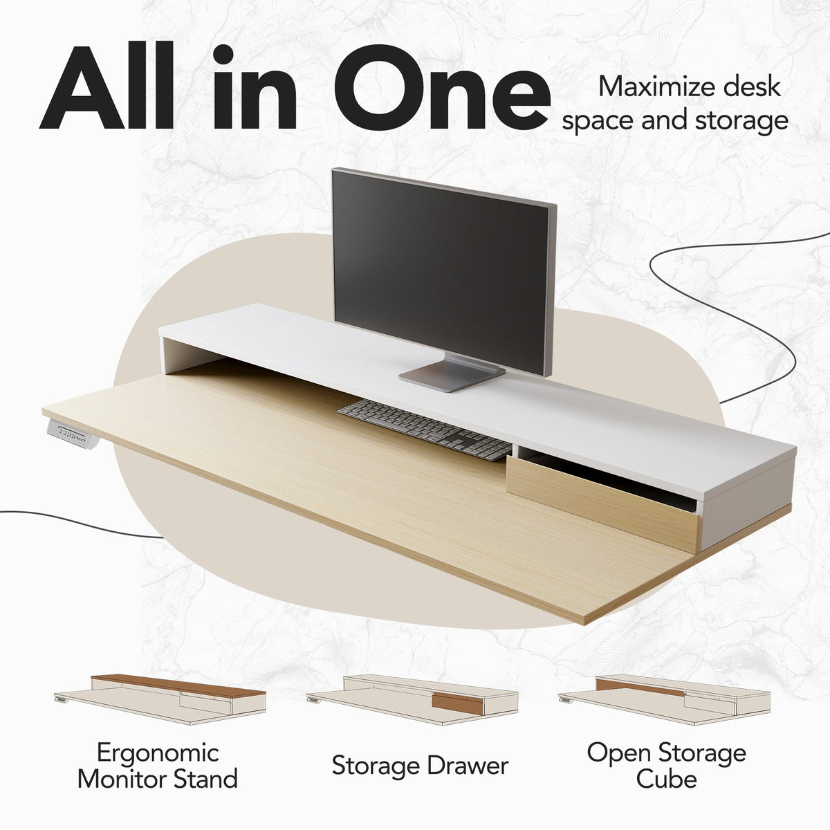 47" MCM Moher - Light Walnut