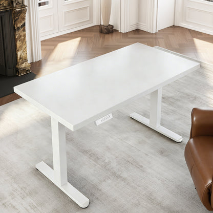 48" Premium Mossy Standing Desk - White