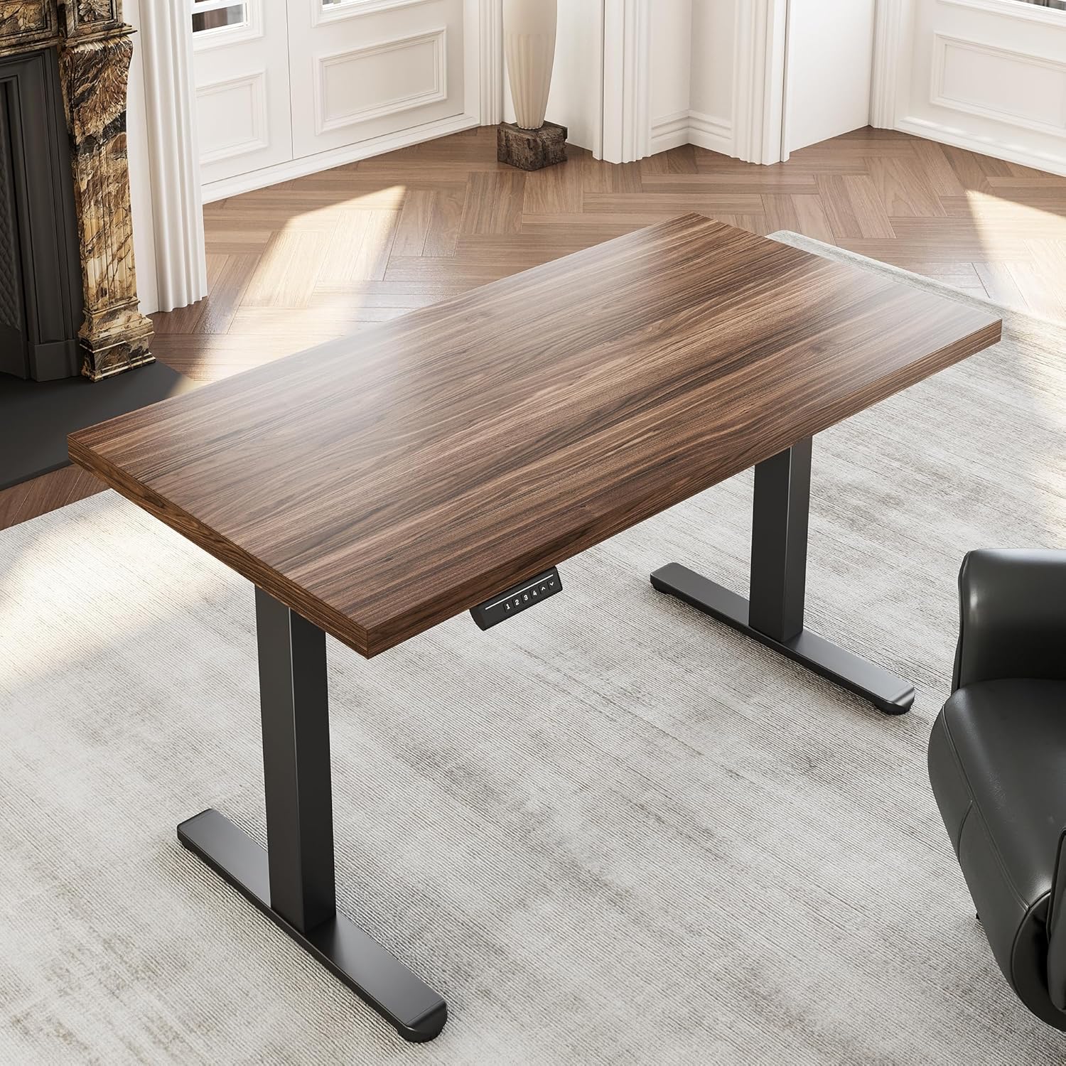 48" Premium Standing Desk - Dark Walnut