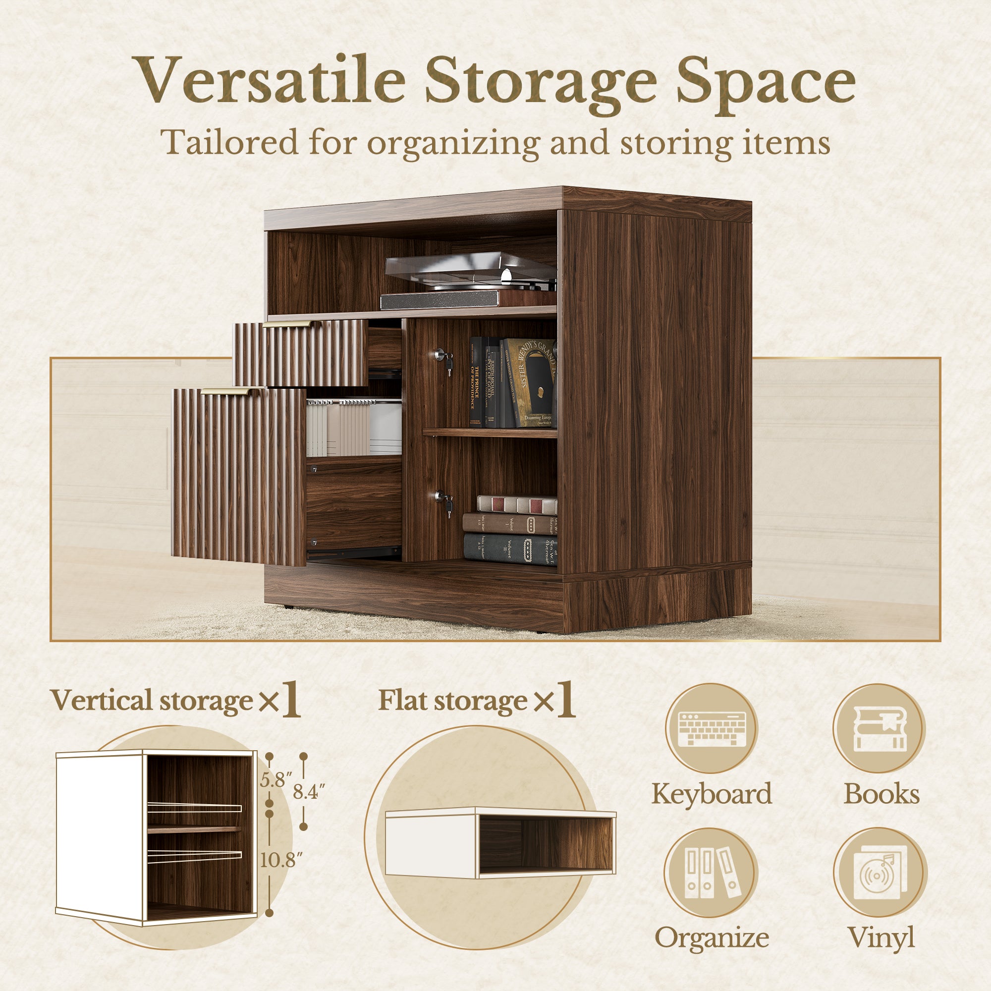 Premium Herbal Cabinet | with Lock Cabinet – HUANUO