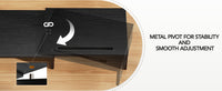 MDF board material Dual Monitor Stand