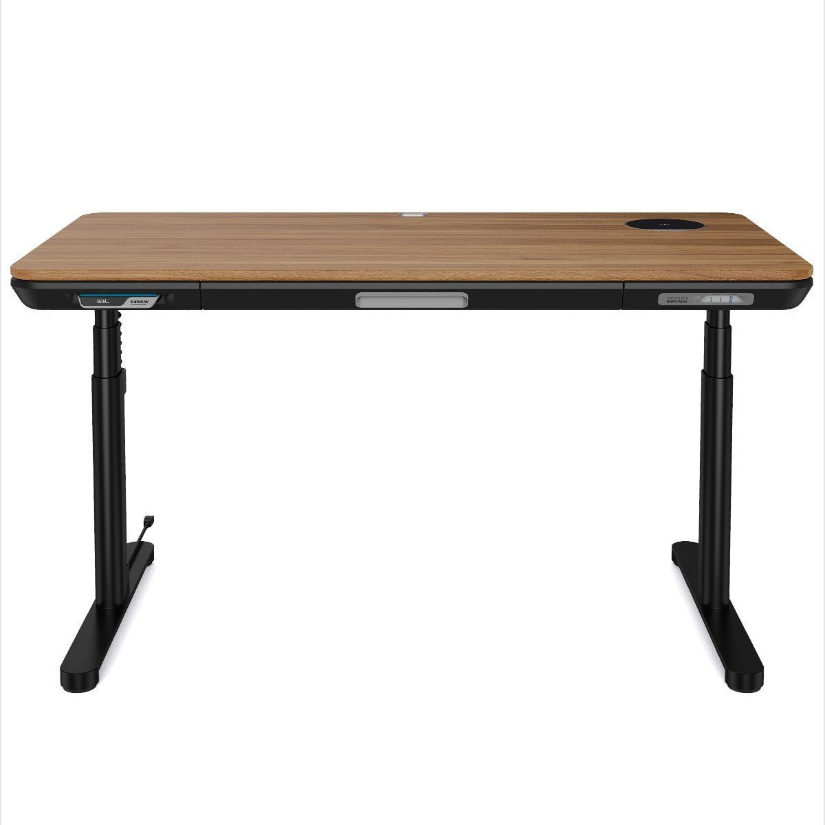 56.7" All - in - One Charging Standing Desk - Walnut