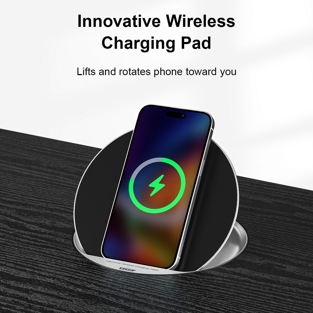 56.7" All - in - One Charging Standing Desk - Walnut