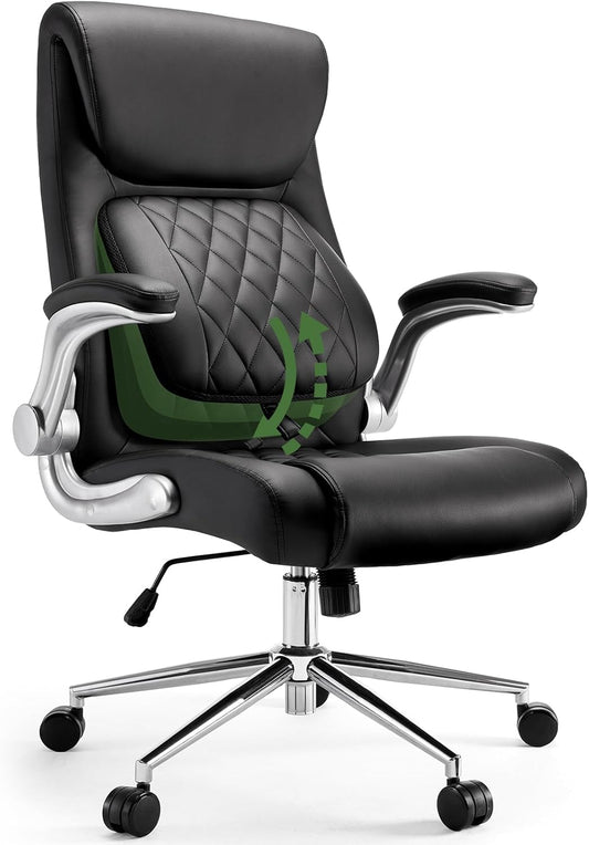 Ergonomic PU-Leather Office Chair
