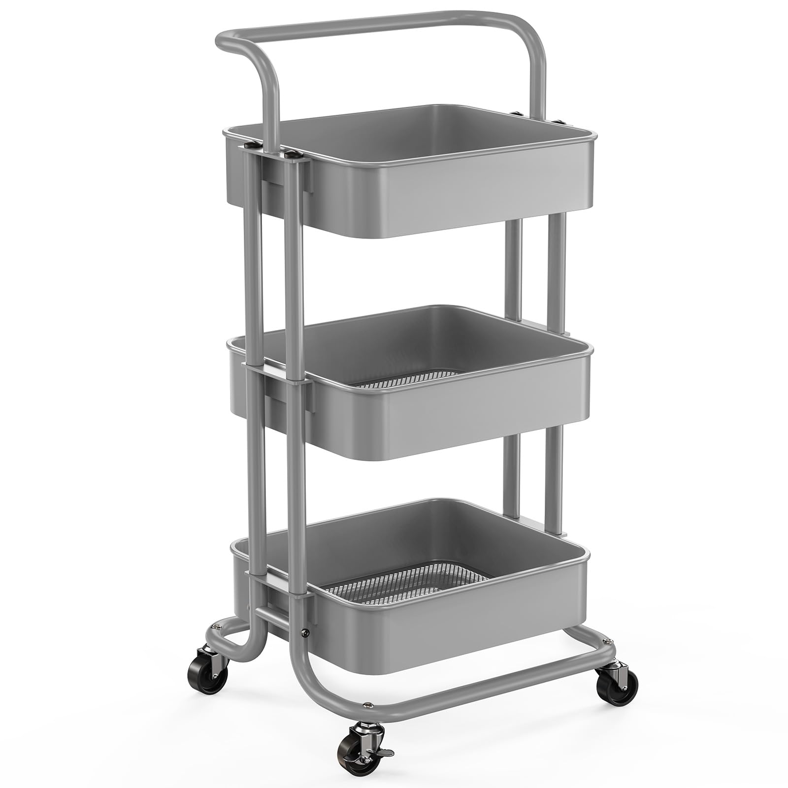 4 Tier Mesh Storage Cart