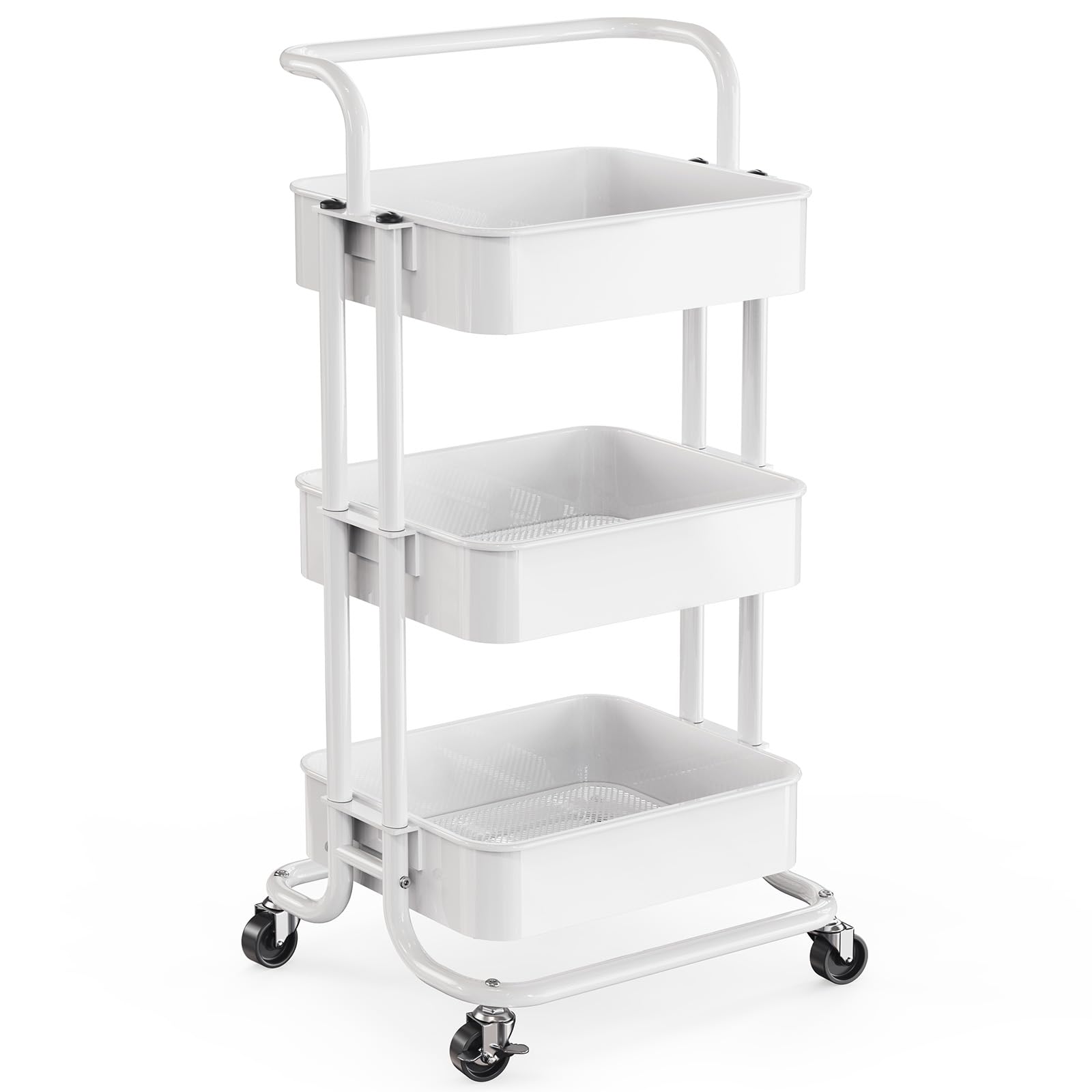 4 Tier Mesh Storage Cart