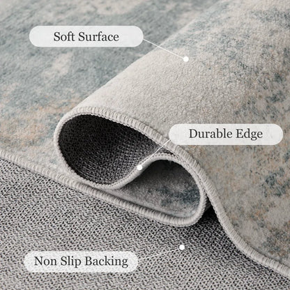 Hyacinthie Machine Washablexs Rug