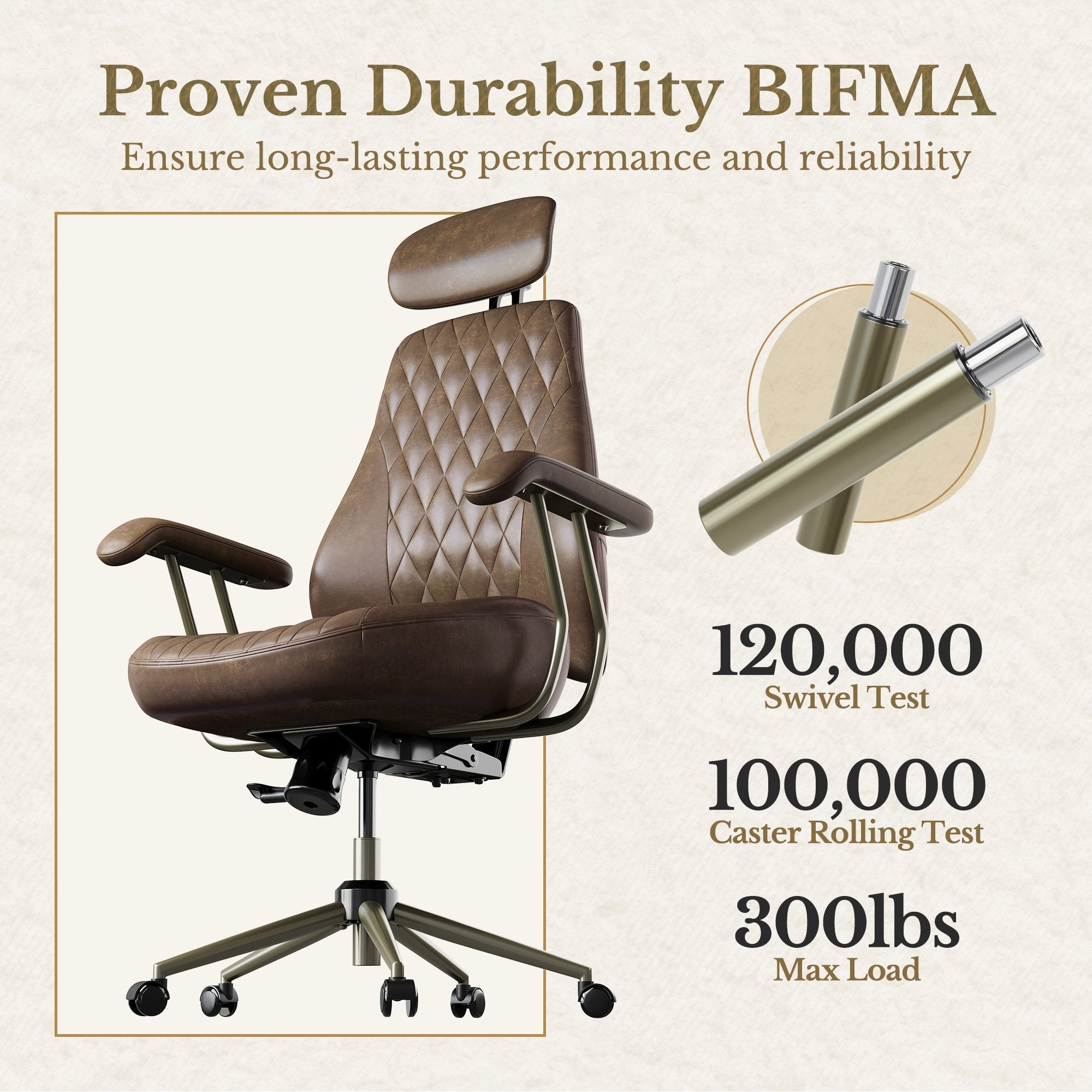 70" Premium Executive Standing Desk + Stella Advanced Ergonomic Chair + 73"Tall Fluted Bookshelf with Drawers & Doors/ Fluted - Dark Walnut - 