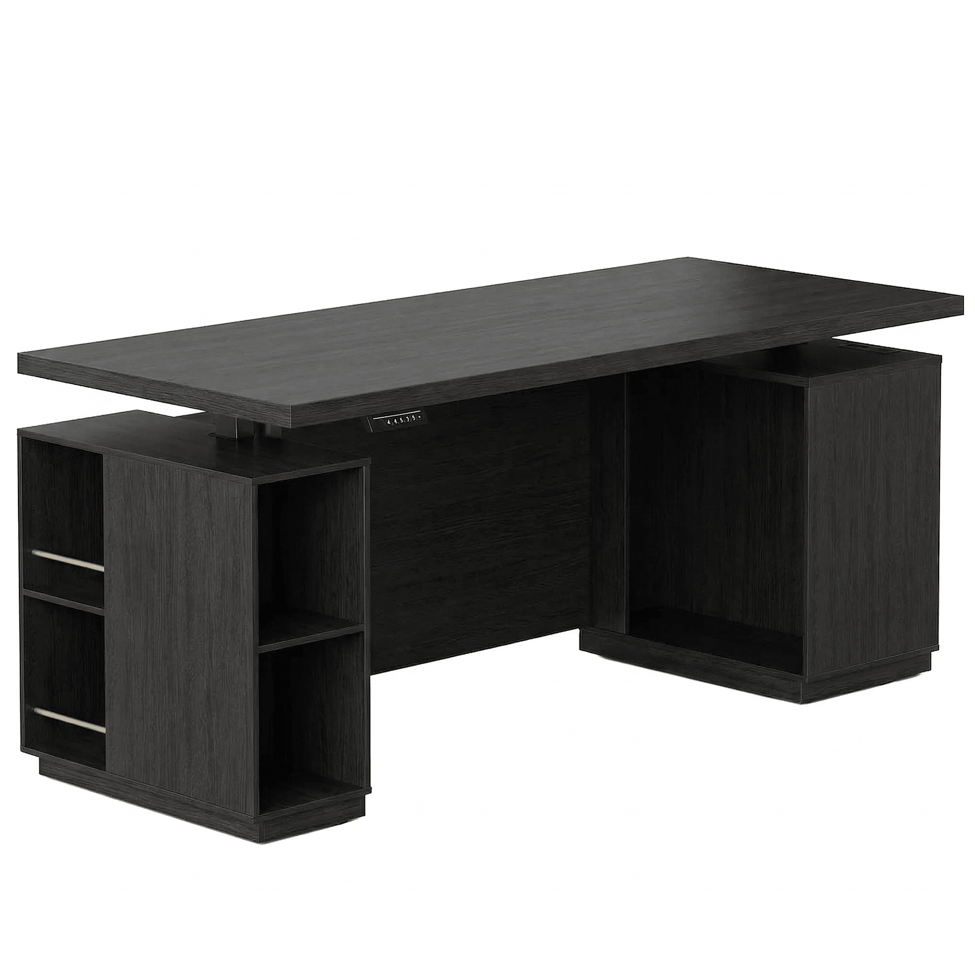 70" Premium Ochre Standing Desk - Black oak