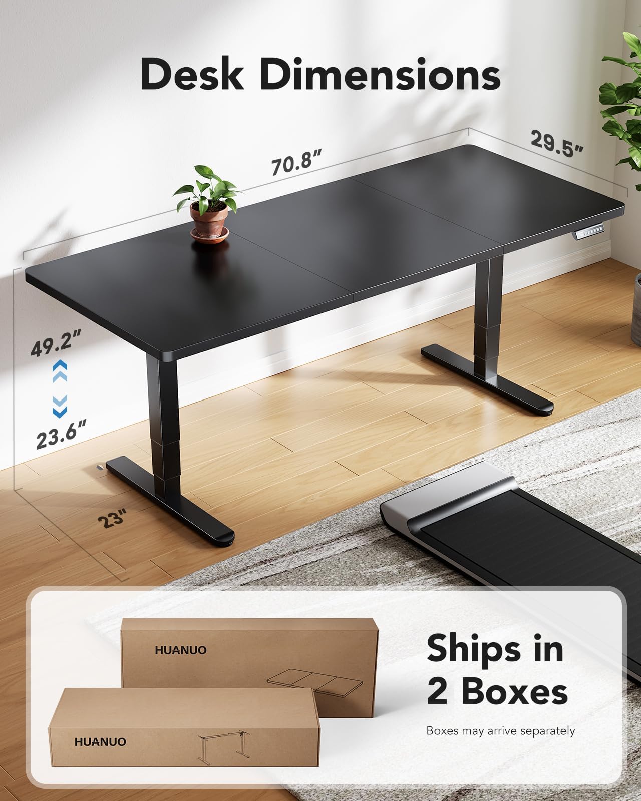 HUANUO Classic Adjustable Standing Desk