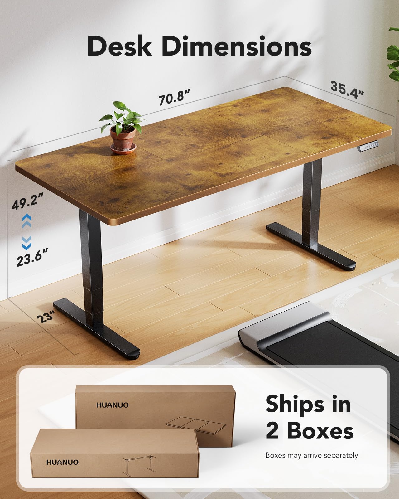 HUANUO Classic Adjustable Standing Desk