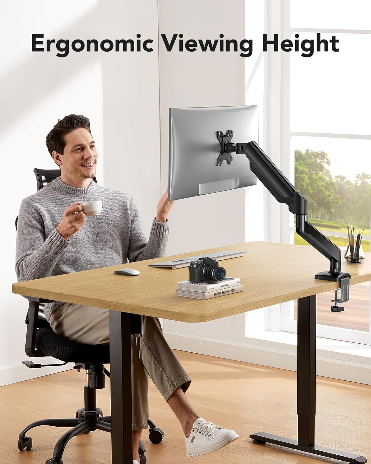 S18 Single Monitor Mount for 13"–32" Screens