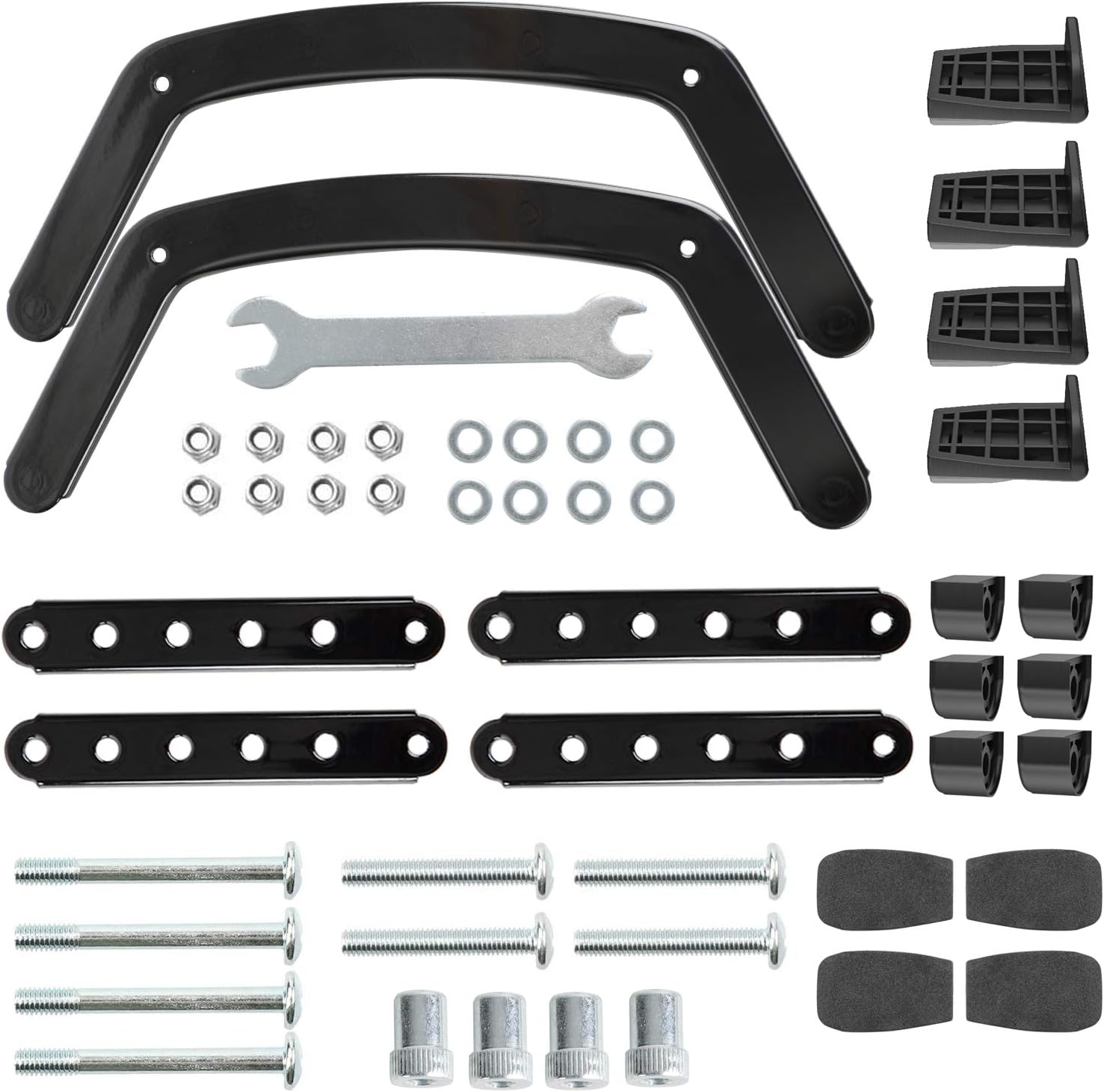 HUANUO Universal VESA Mount Adapter Kit, Non-VESA Adapter for 17 to 27 Inch Monitor Screens to 75x75 VESA Mount