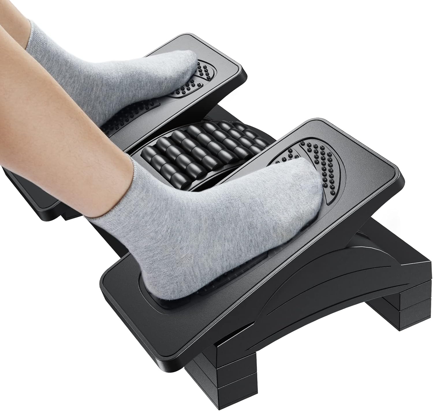 HUANUO Foot Rest with Massage Texture and Roller