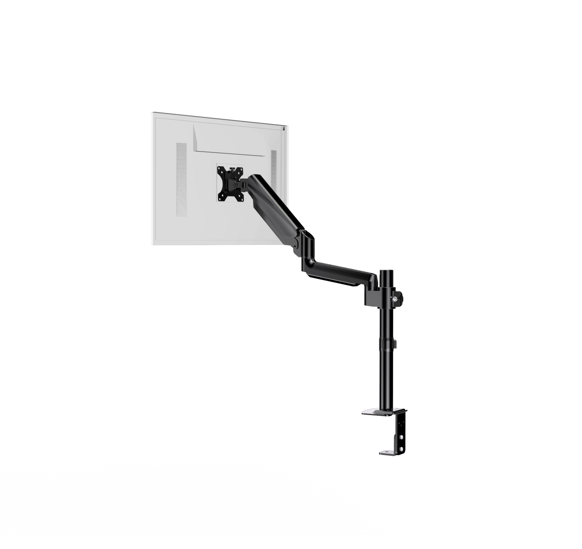 HUANUO single monitor mount extending arm with VESA mount support for 13-32 inch displays