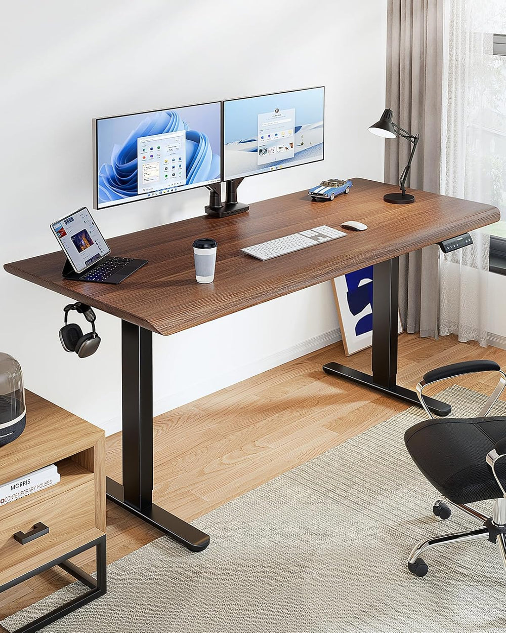 Electric Standing Desk Legs | Dual Motor Stability – HUANUO