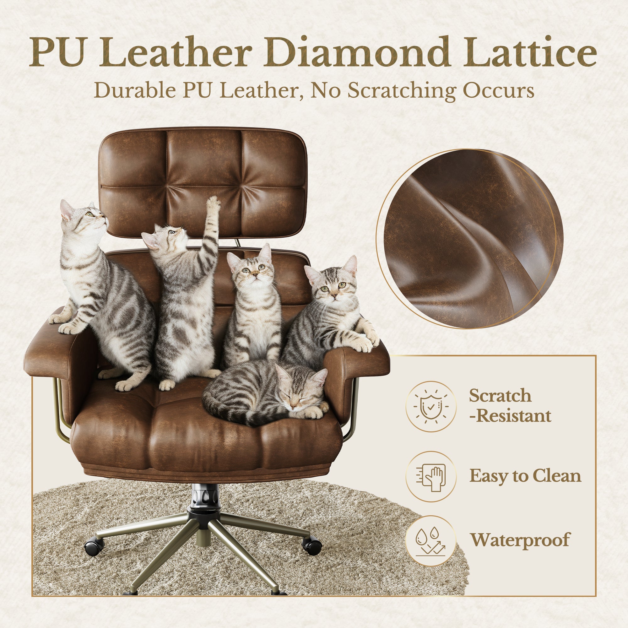 Ultra-Comfort Thickened Seat Executive Office Chair