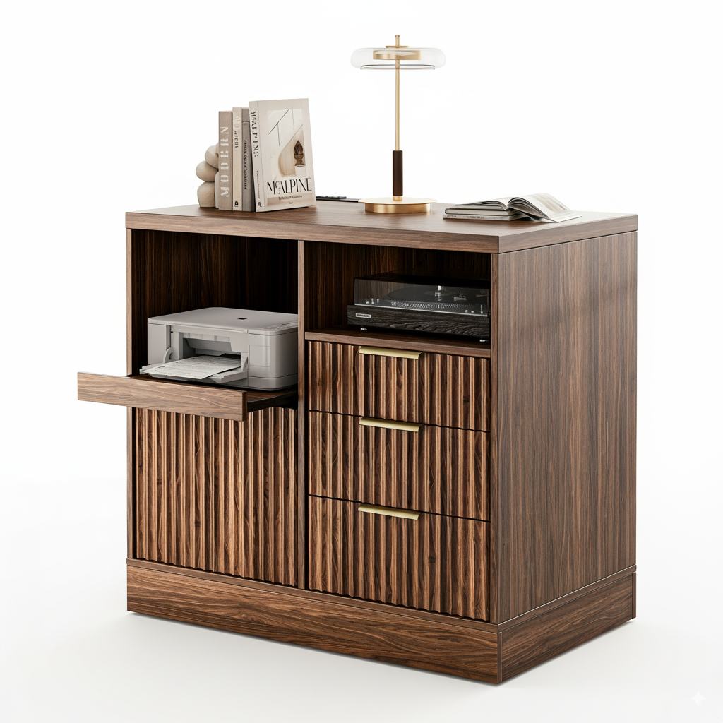 Charging Printer Storage Cabinet