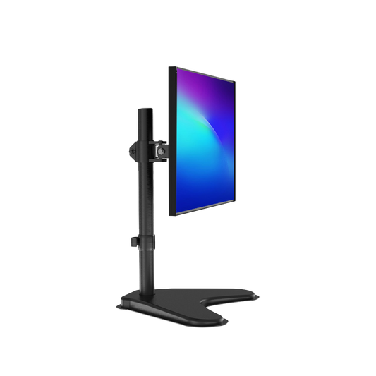 HUANUO freestanding single monitor mount for 13 to 32 inch screens
