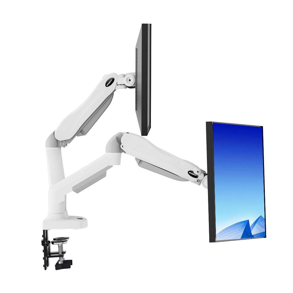 Dual Monitor Mounts | Maximize Desk Space & Comfort – HUANUO