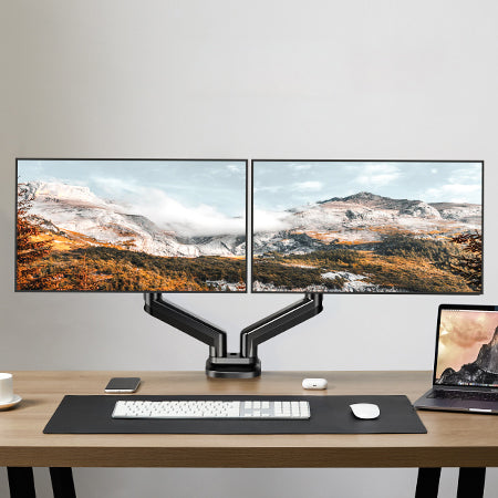 HUANUO HNDSK4 Dual Monitor Mount for 13-27 Inch Screens