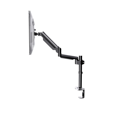Adjustable HUANUO monitor mount with C-clamp for space-saving installation