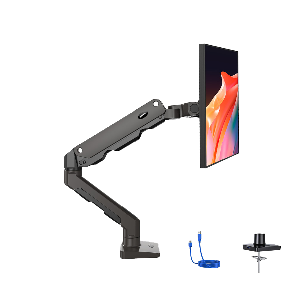 HUANUO heavy-duty monitor arm for 49-inch ultrawide screens