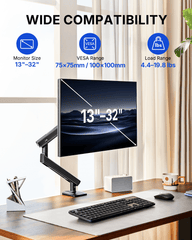 Single Monitor Arm - FlowLift Pro