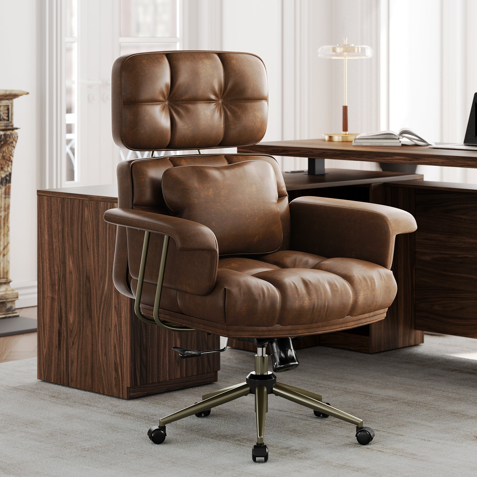 雪のchair Premium Celestia Chair | Ultra-Soft Padding | HUANUO