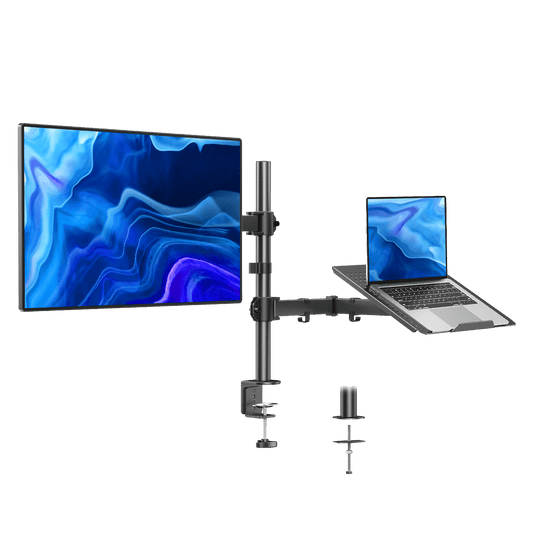 CM2 Laptop & Single Monitor Desk Mount for 13" - 32" Screens - 