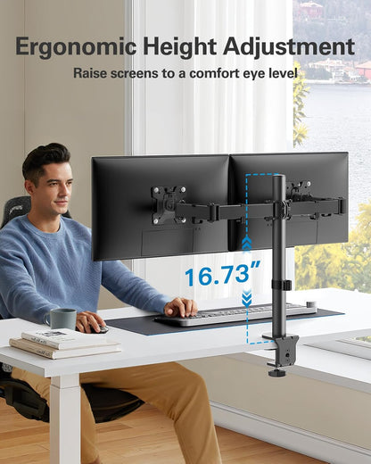 CM25 Dual Monitor Mount up to 32 inches Screens - 
