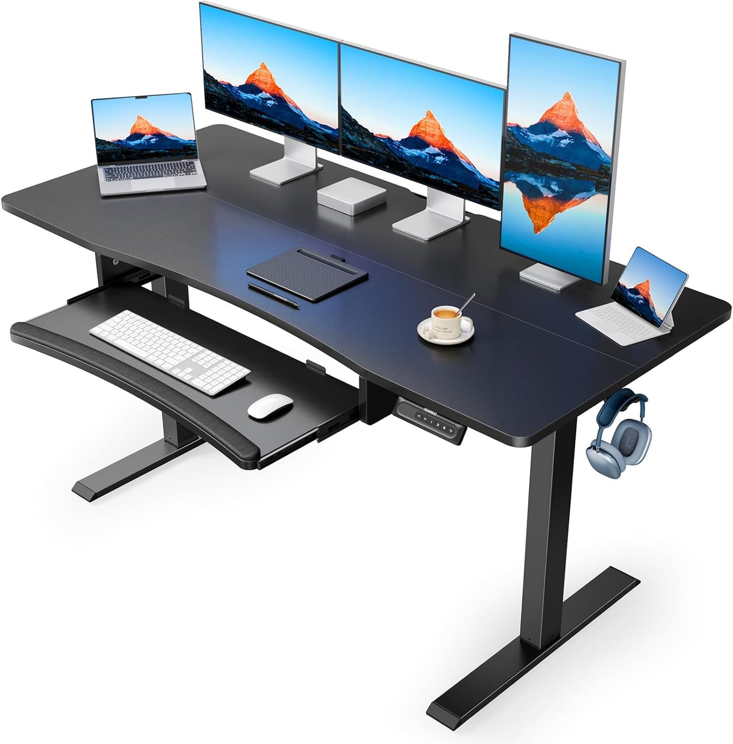 Core Series Standing Desk - +Keyboard Tray