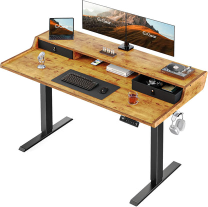 Core Series Standing Desk - +Upper Drawers