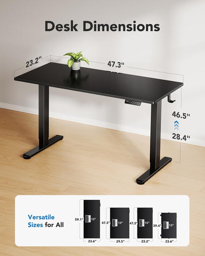 Core Series Standing Desk - +Upper Drawers