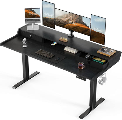 Core Series Standing Desk - +Upper Drawers