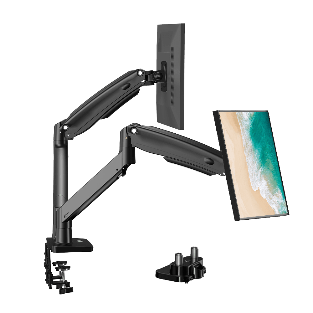 DS12 Dual Monitor Arm with USB Ports - 