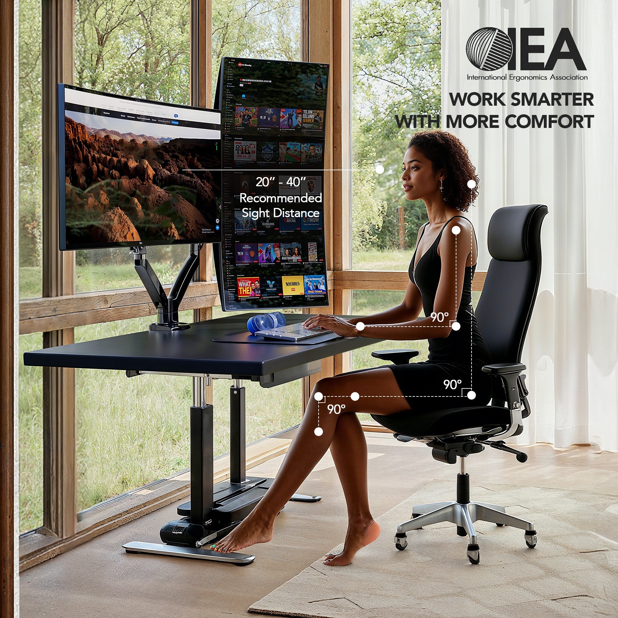 DS7 High-Performance Dual Monitor Arm -