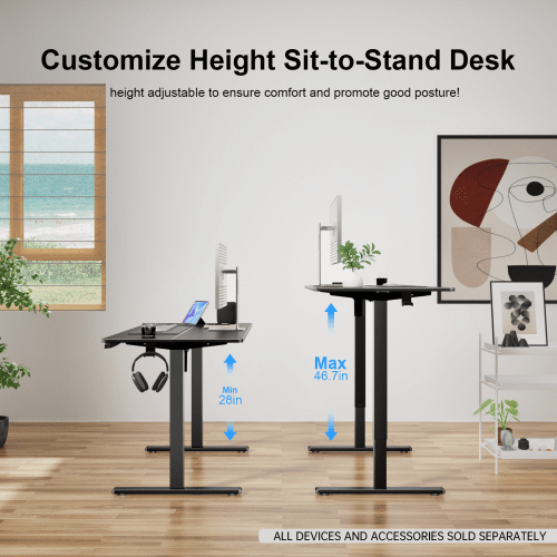 Electric Adjustable Standing Desk - 40