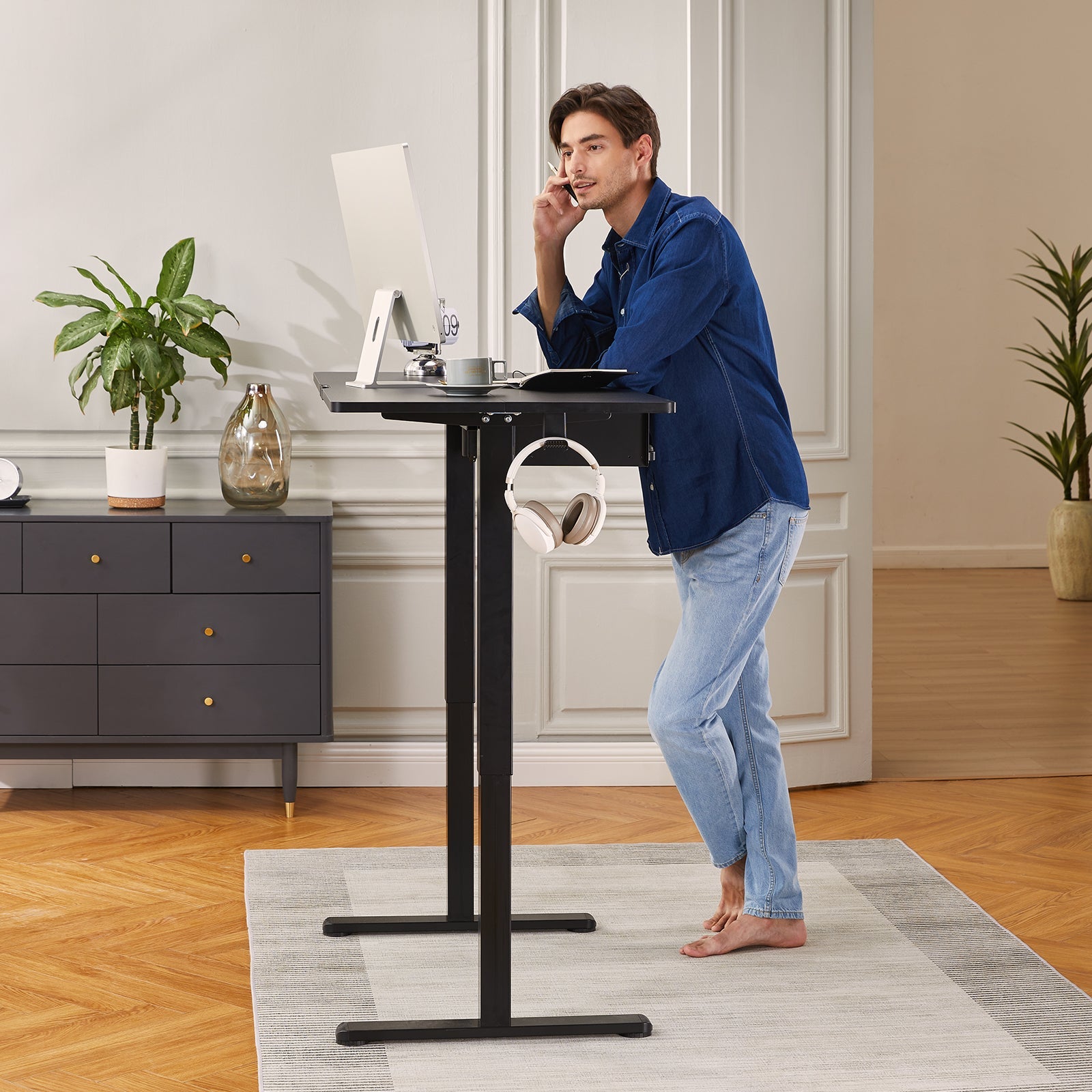 Electric Standing Desk Frame - Black