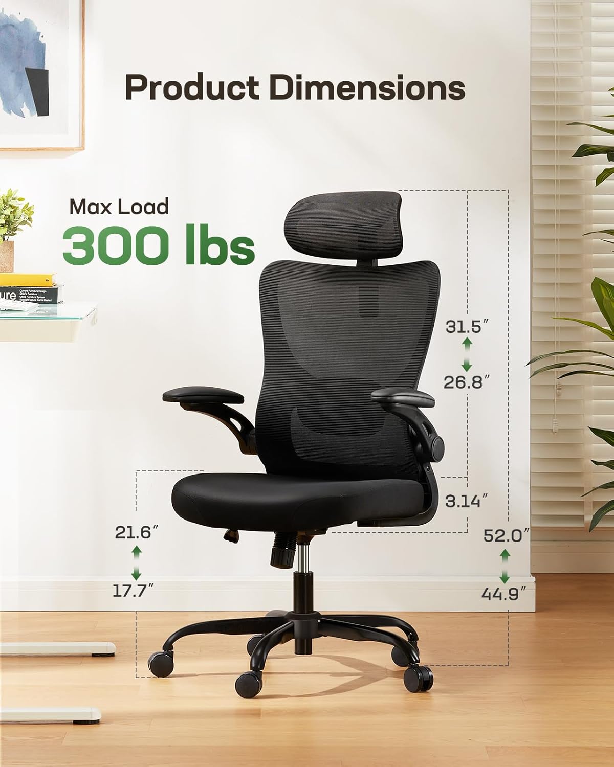 Ergonomic Office Chair - Black