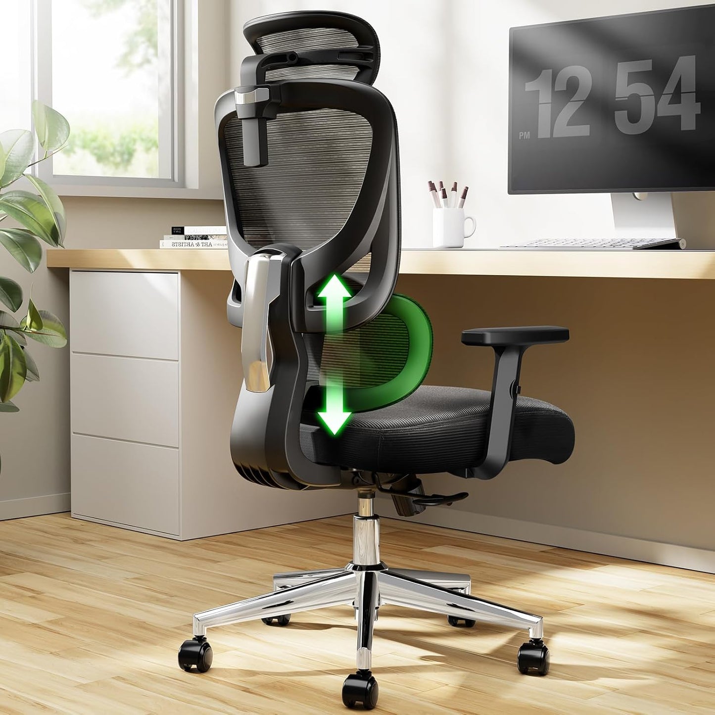 Ergonomic Office Chair Desk Chair - Black