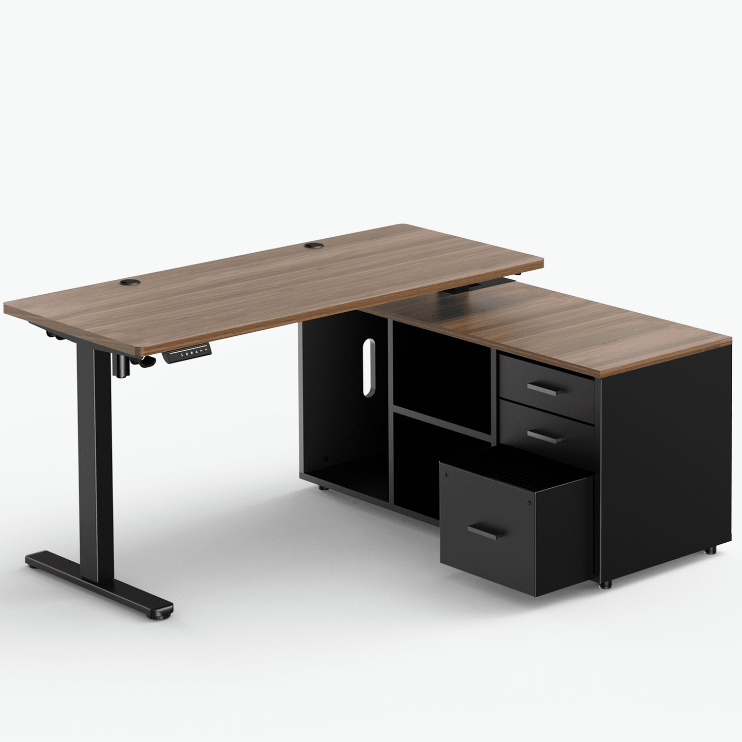 Executive Standing Desk - Walnut