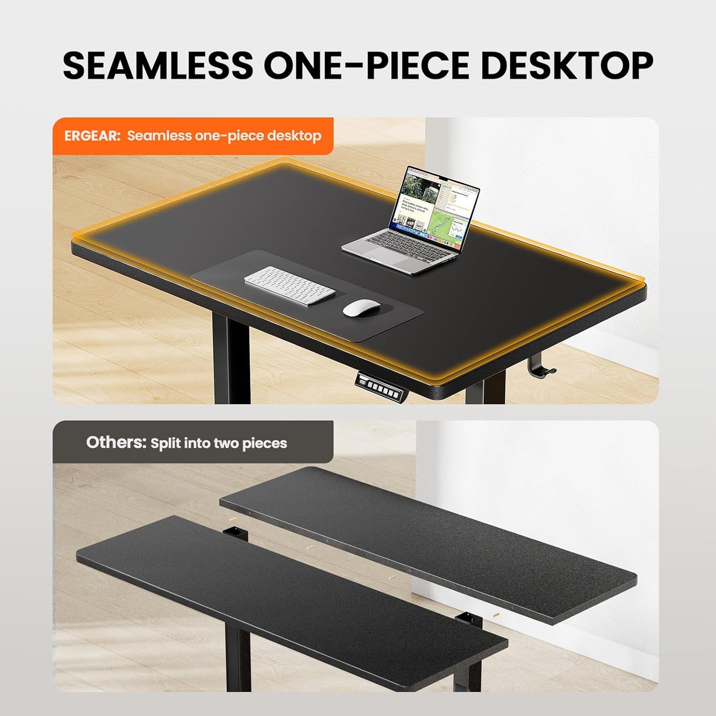 Extra Thick Standing Desk - 40 inch x 24 inch