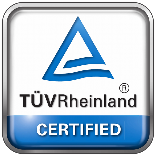 TUV Rheinland Certified