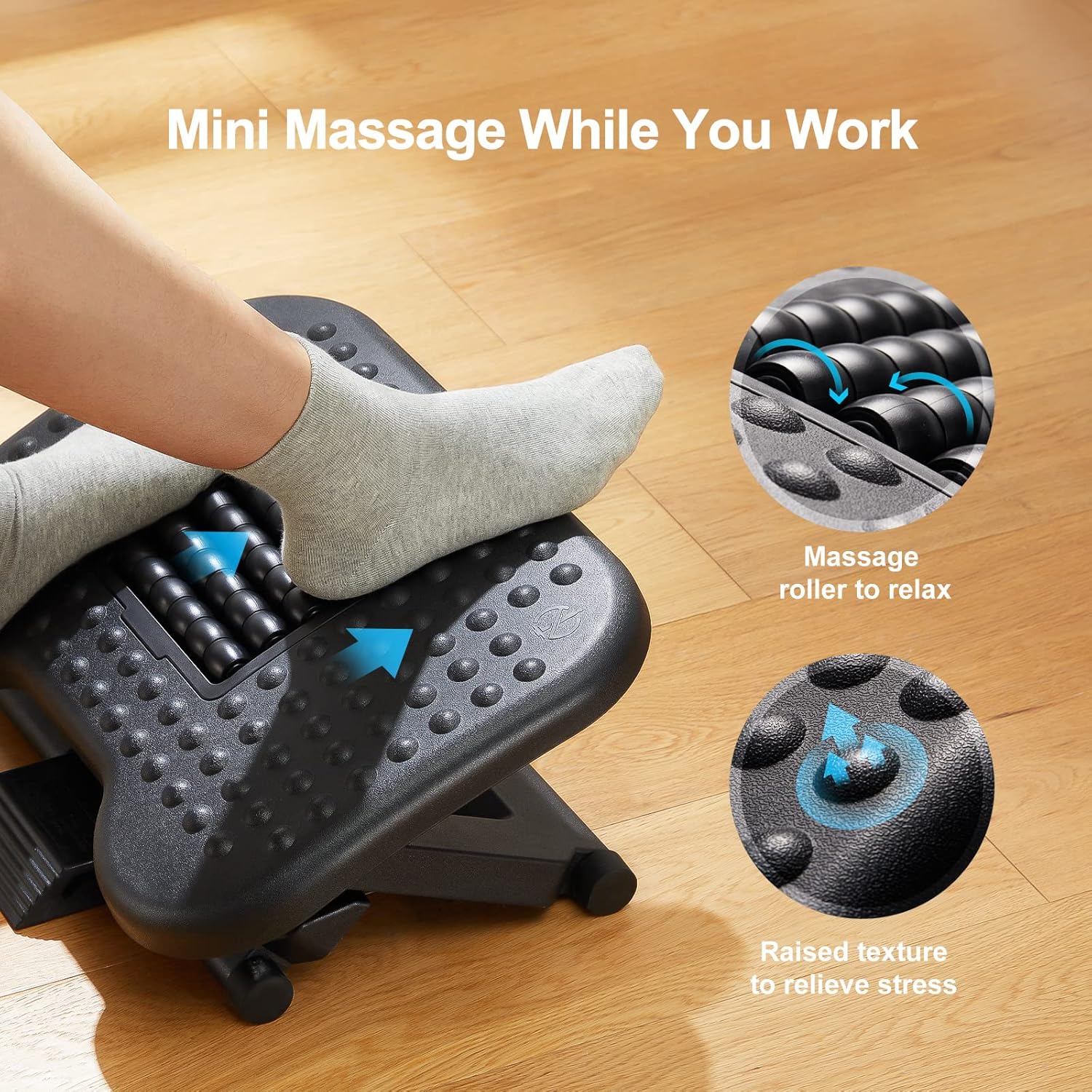 Foot Rest with Massage Texture - 