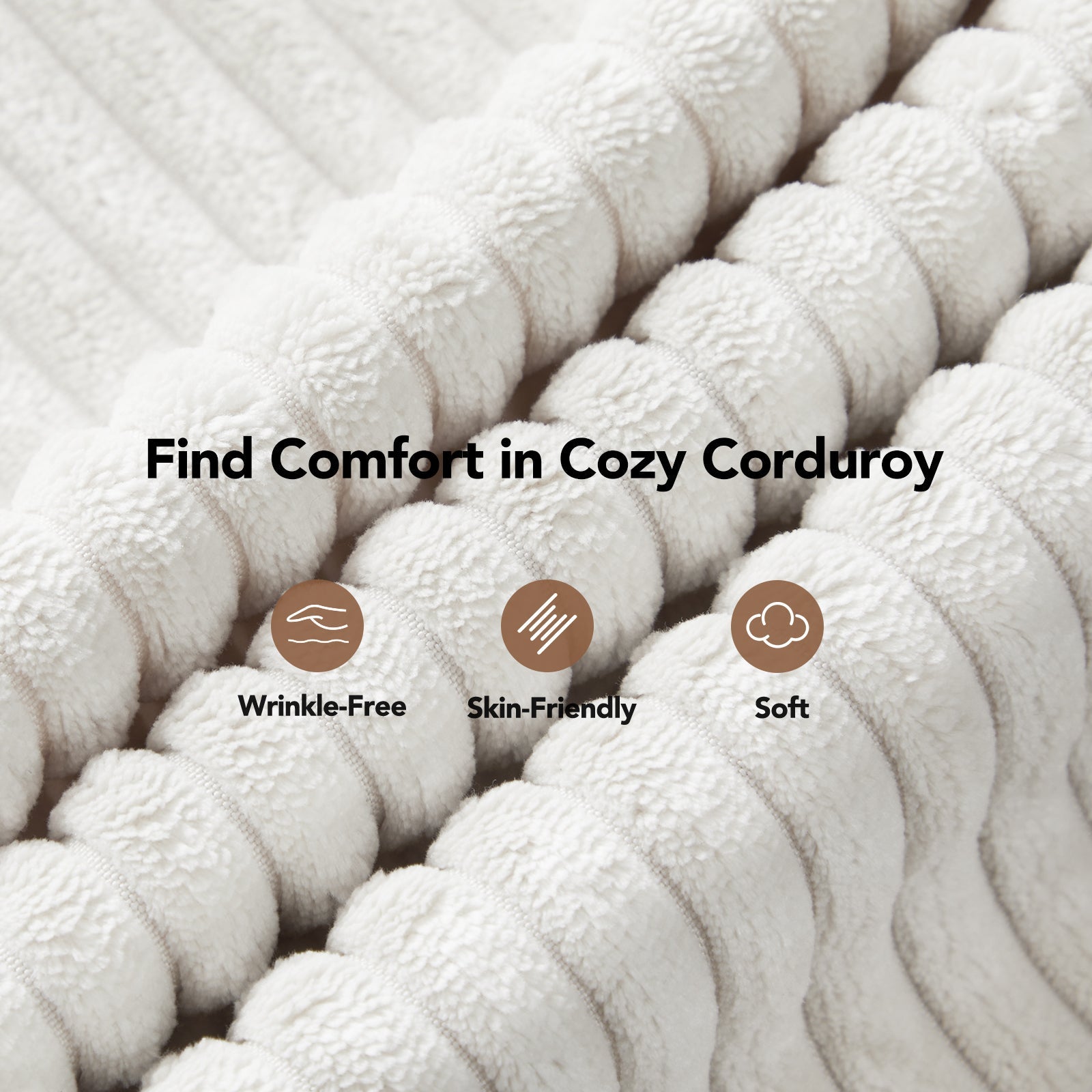 Free - Sit Wide Corduroy Chair - White