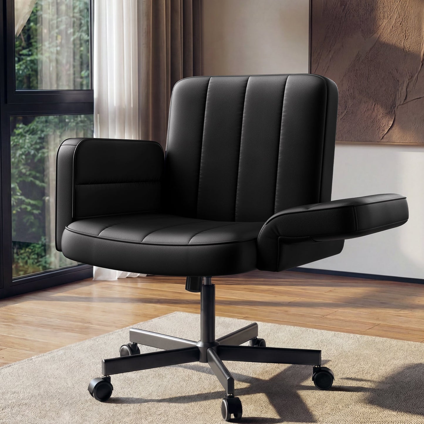 Free - Sit Wide Leather Chair - 