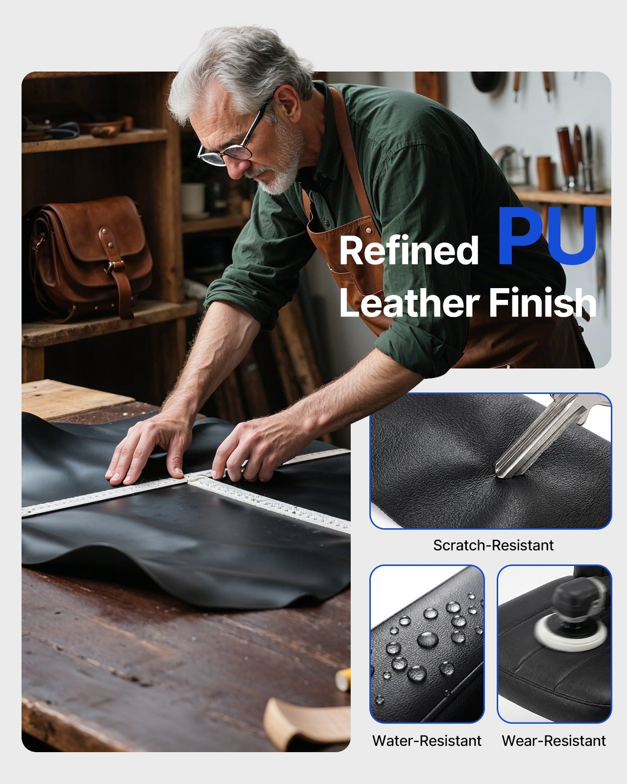 Free - Sit Wide Leather Chair - 