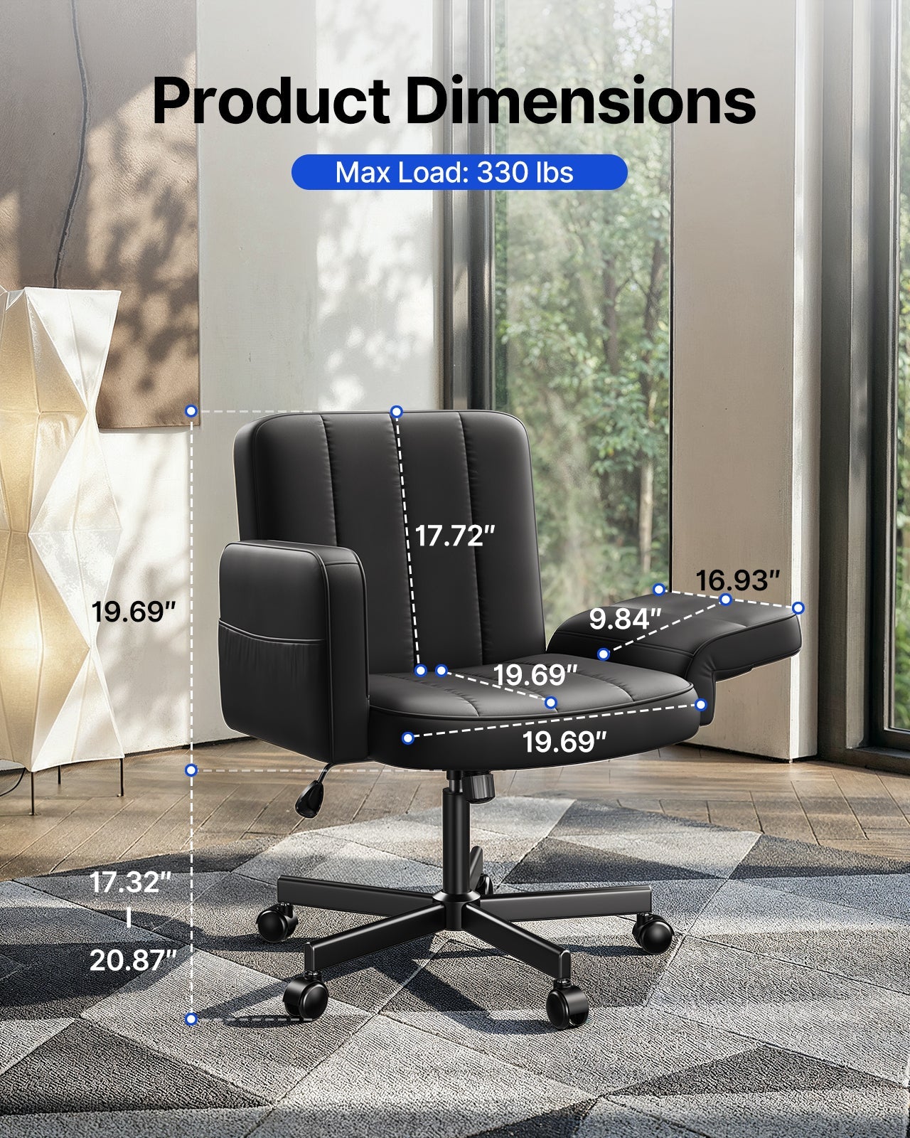 Free - Sit Wide Leather Chair - 